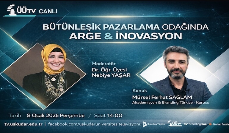 Üsküdar Üniversitesi Tv'nin Bu Haftaki Konuğu Mürsel Ferhat Sağlam Oluyor